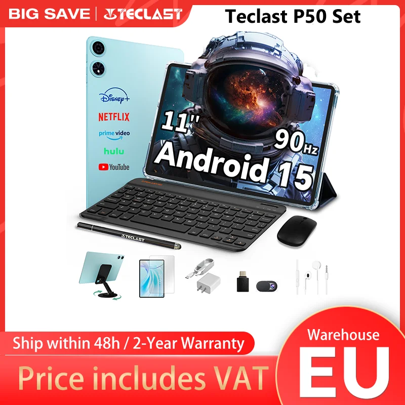 Teclast Tablet P50 Set Android 15 11