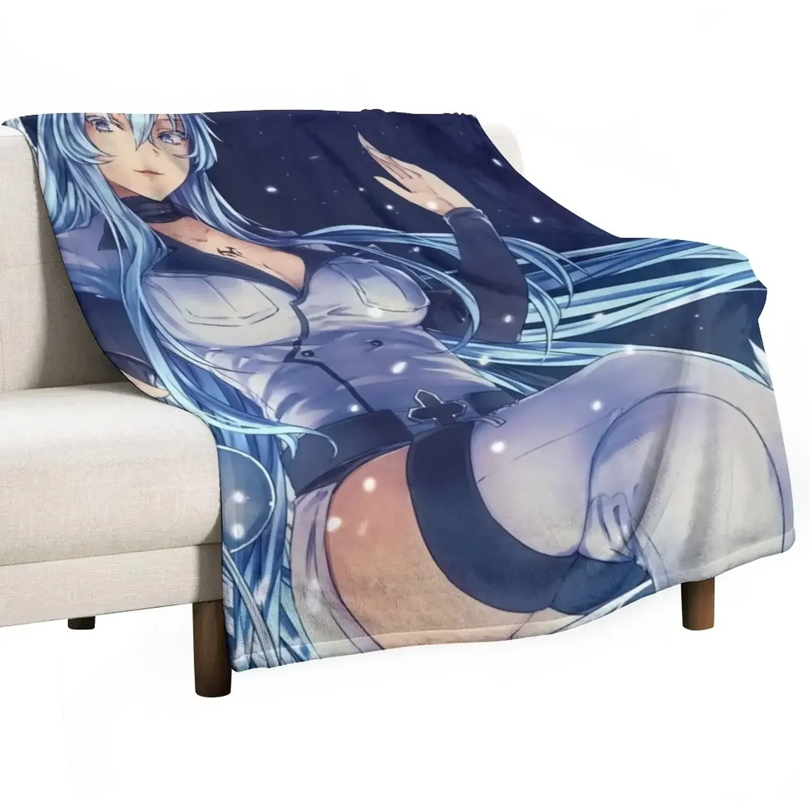 

Princes Esdeath Throw Blanket For Sofa Thin Large Blankets