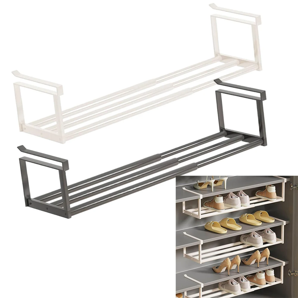 Telescopic Expandable Cabinet Shelf for Efficient Storage Organize For Shoes and Household Goods in Limited Spaces