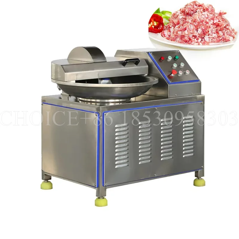 20/40/80/125L Chorizo Industrial Sausage Production Line Stainless Steel Meat Processing Machine Automatic Bowl Mince Meat Mixer