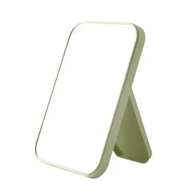 Small Folding Makeup Mirror Portable Makeup Mirror Student Dormitory Desktop Desktop Small Mirror Wholesale Square Mirrors