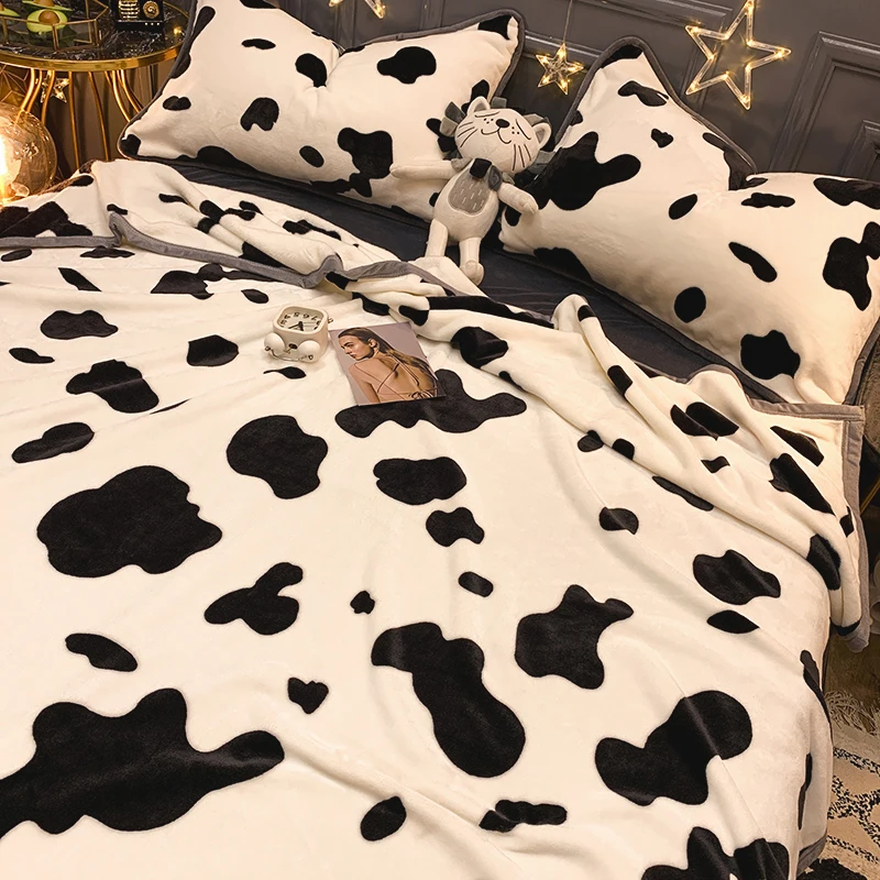 

Milk coral fleece blanket sheets small quilt flannel summer single office nap air conditioning blanket