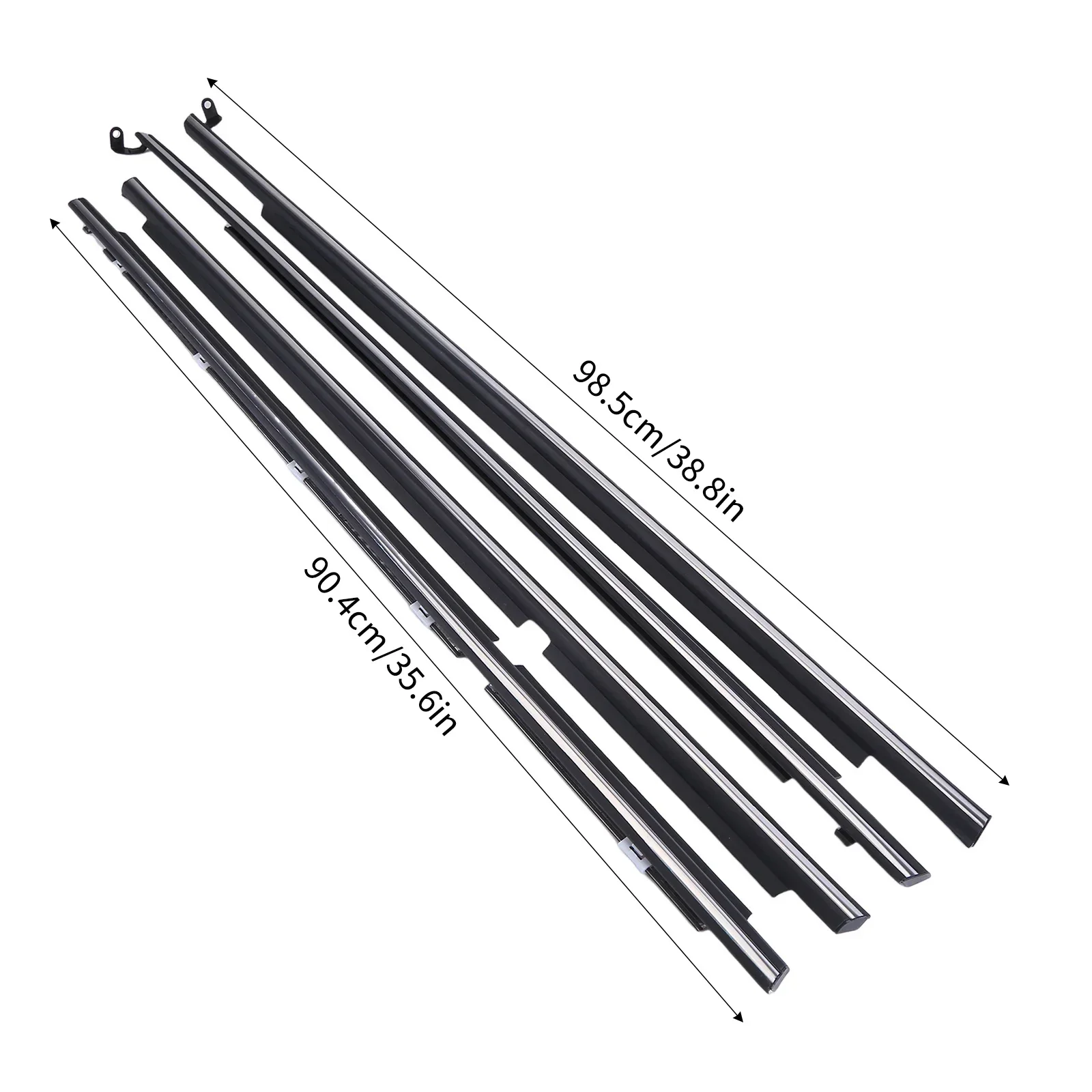 

4Pcs Car Moulding Door Trim Weatherstrip Window Seal for Corolla AE110 1995–2002