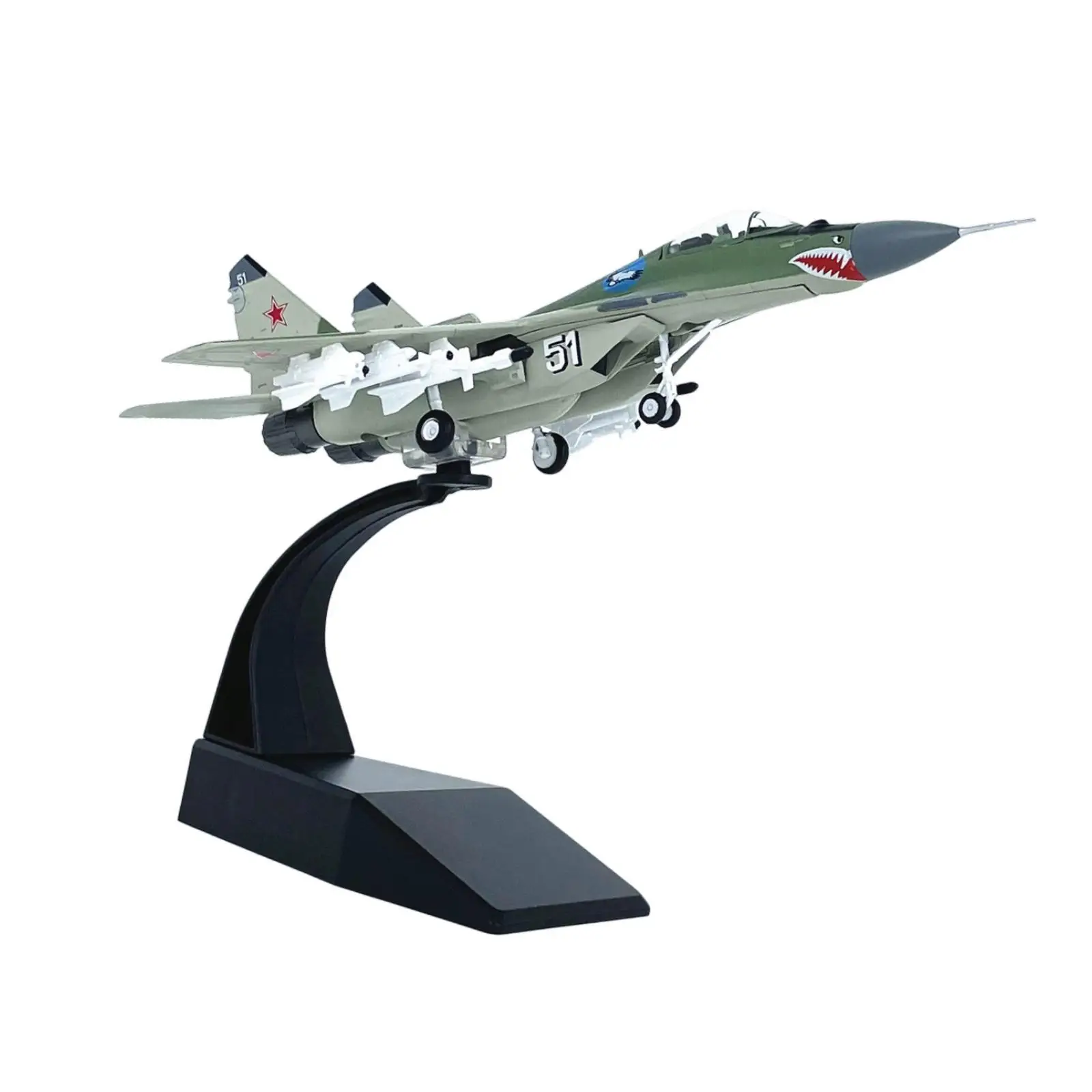 

1:100 Fighter Jet Model Airplane Model with Display Base Gift Metal Fighter Model Diecast Plane Model for Bar Collection