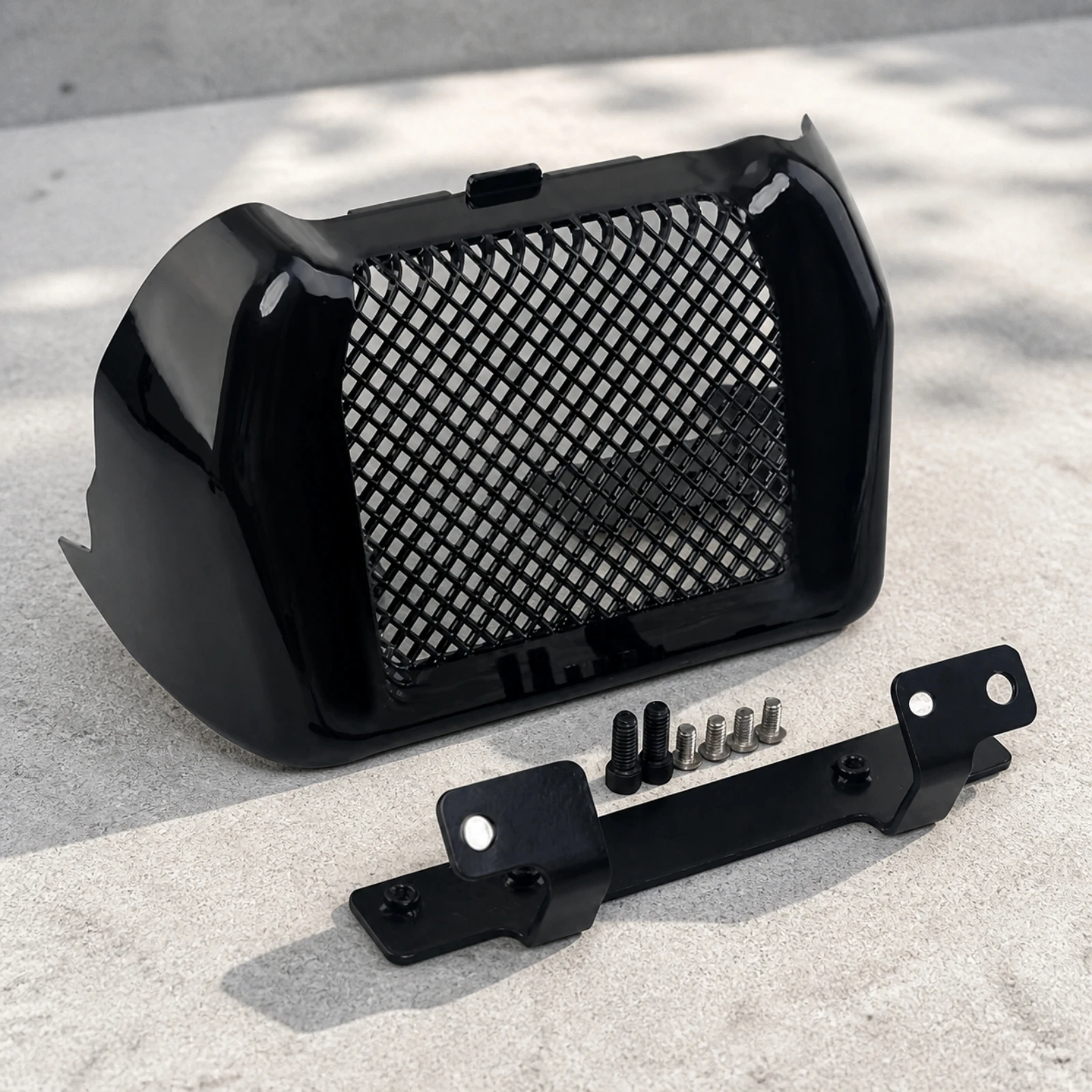 Harley Touring Lower Fairing Replacement ABS Lower Fairing with Mounting Bracket Robust Built to Last for Garage Upgrades