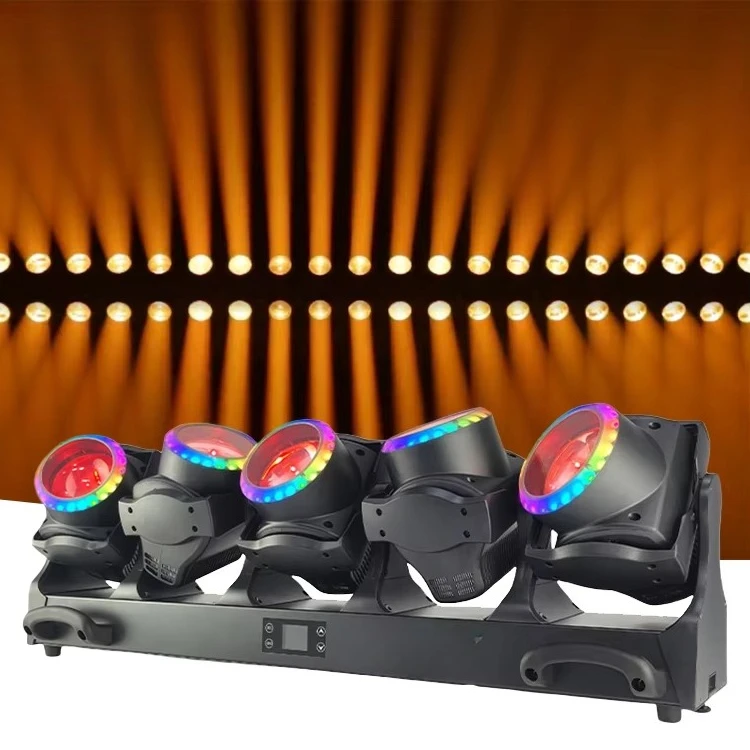 5x120W RGBL Zoom Beam LED Moving Head Bar Light with Pixel Effect for DJ Stage Club Party