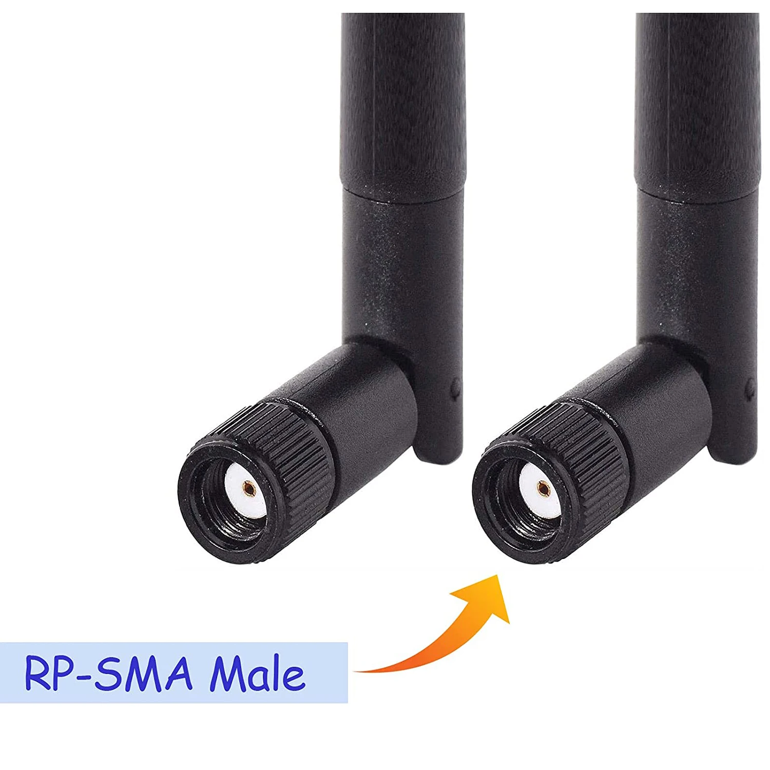 Dual Band WiFi 2.4GHz 5GHz 5.8GHz 3dBi MIMO RP-SMA Male Antenna for WiFi Router Wireless Network Card USB Adapter Security IP