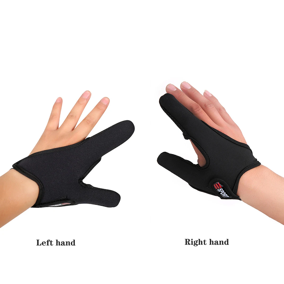 Guantes de pesca anticorte – 2 dedos libres transpirables - imagen 3
