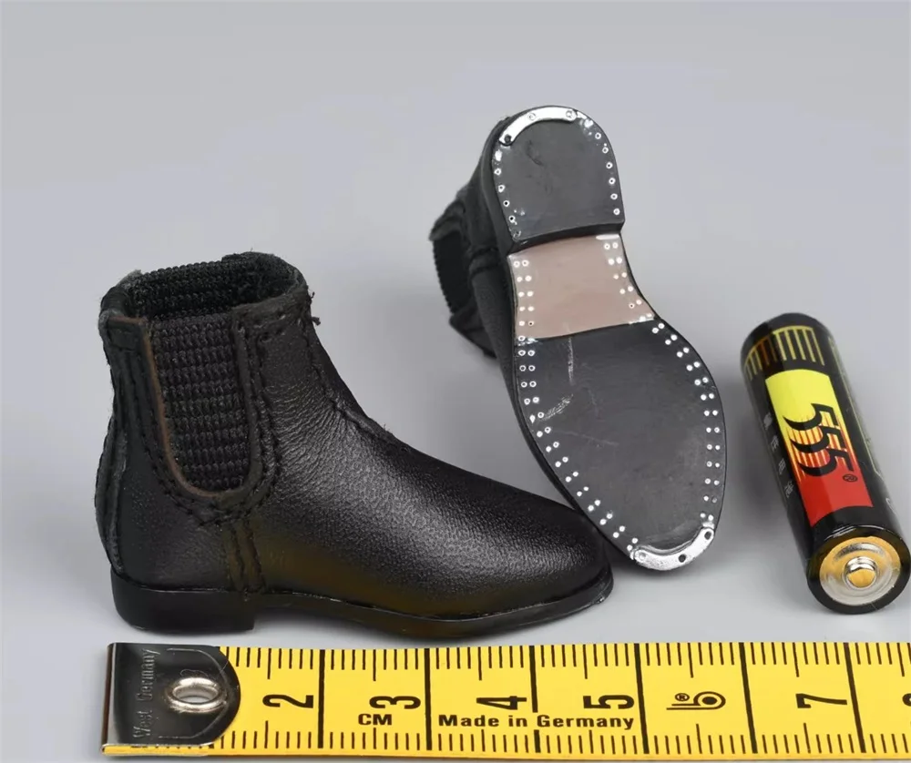 DID D80153 Soldier Mini Toys Model Black Hollow Show Boots For 12