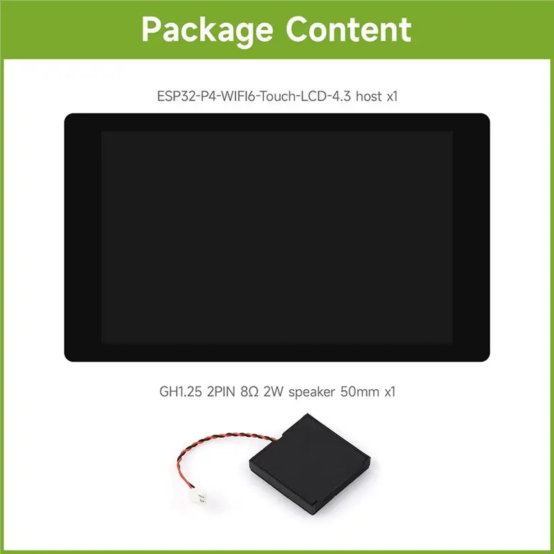 A97I-ESP32-P4-WIFI6 5 Inch Development Board, 5-Point Touch Screen, 720X1280 High Resolution, Onboard Audio Codec Chip Wi-Fi 6 B