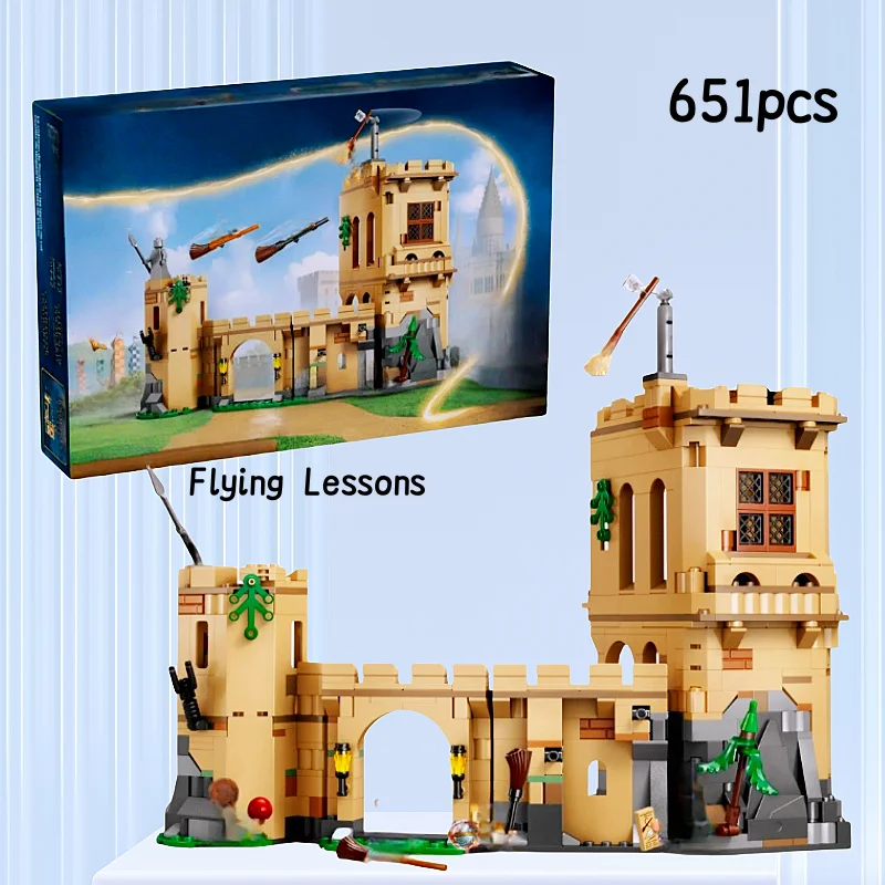 

2 MINISO Disney In Stock New 651pcs Flying Lessons Castle 76447 Model Building Blocks Bricks Toys for Kids Gifts for Boys