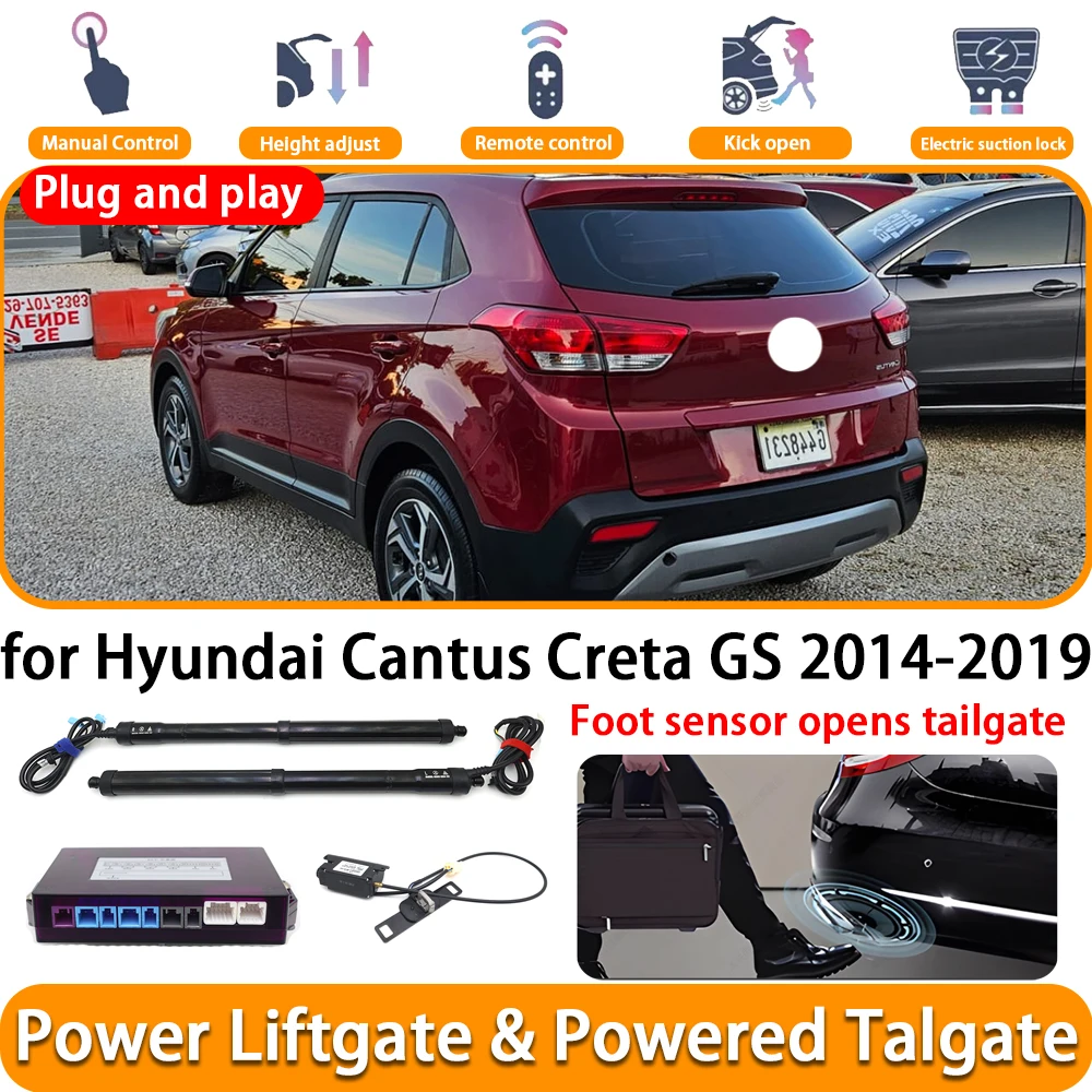 for Hyundai Cantus Creta GS 2014-2019 OEM Electric Automatic Powered Tailgate Power Liftgate System Plug and Play Trunk Lift Kit