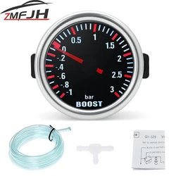 3 Bar Boost Gauge Car Turbo Boost Meter 2
