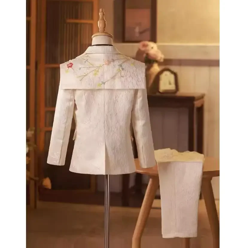 Children's Host Performance Costume Wedding Birthday Baptism Party Boy Blazer Sets A3220 Boys Clearance Clothes