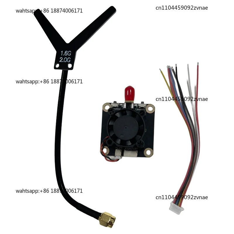 1.7G-1.9G 1.6W VTX VRX FPV traversing machine wireless image transmission and receiving module
