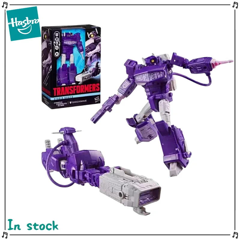 Figura de anime original de Hasbro The Transformers SS86 Shock Wave, modelo de juguete para regalo