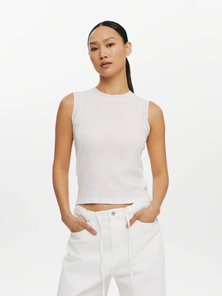 

Хлопковая майка Oneup Slim Fit для женщин, летняя, для занятий спортом на открытом воздухе, для фитнеса и йоги, легкая, дышащая, из чистого хлопка