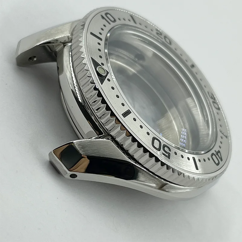 Solid 42mm Stainless Steel SPB185/187 Case Sapphire Glass 200m Water Resistant Suitable For NH35/36 Movement Watch Modification