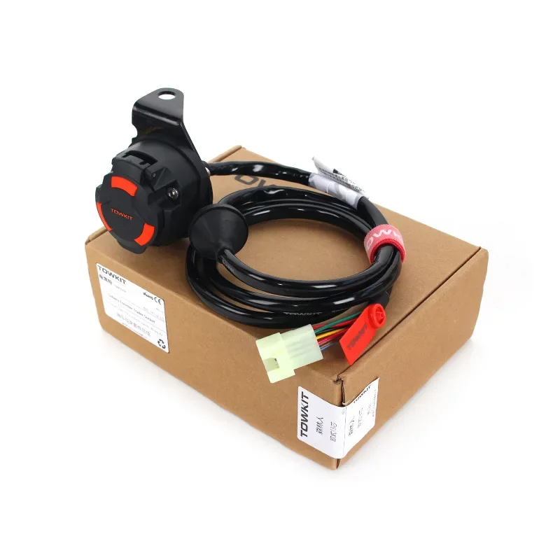 Forest Man Trailer Harness European American 13-pin 7-core Trailer Trailer Tail Lamp Signal Power Socket