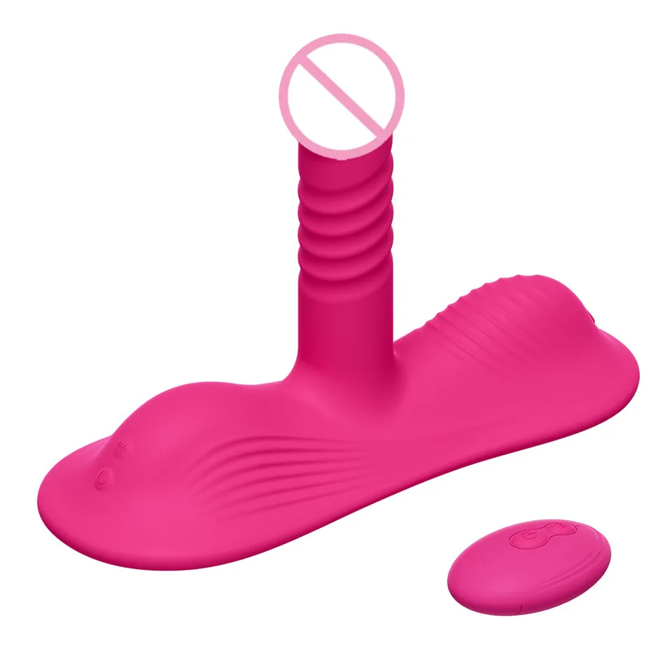 Remote Control Vibrating Dildo Ride Sit Vibrator For Women Telescopic Vagina G Spot Stimulate Female Masturbator Sex Toys