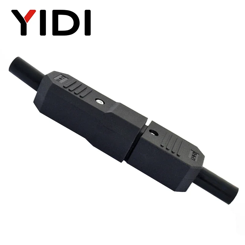 10A 250V IEC Straight Cable Plug Connector C13 C14 Female Male Plug Rewirable Power Connector 3 Pin AC Socket Industrial Plug