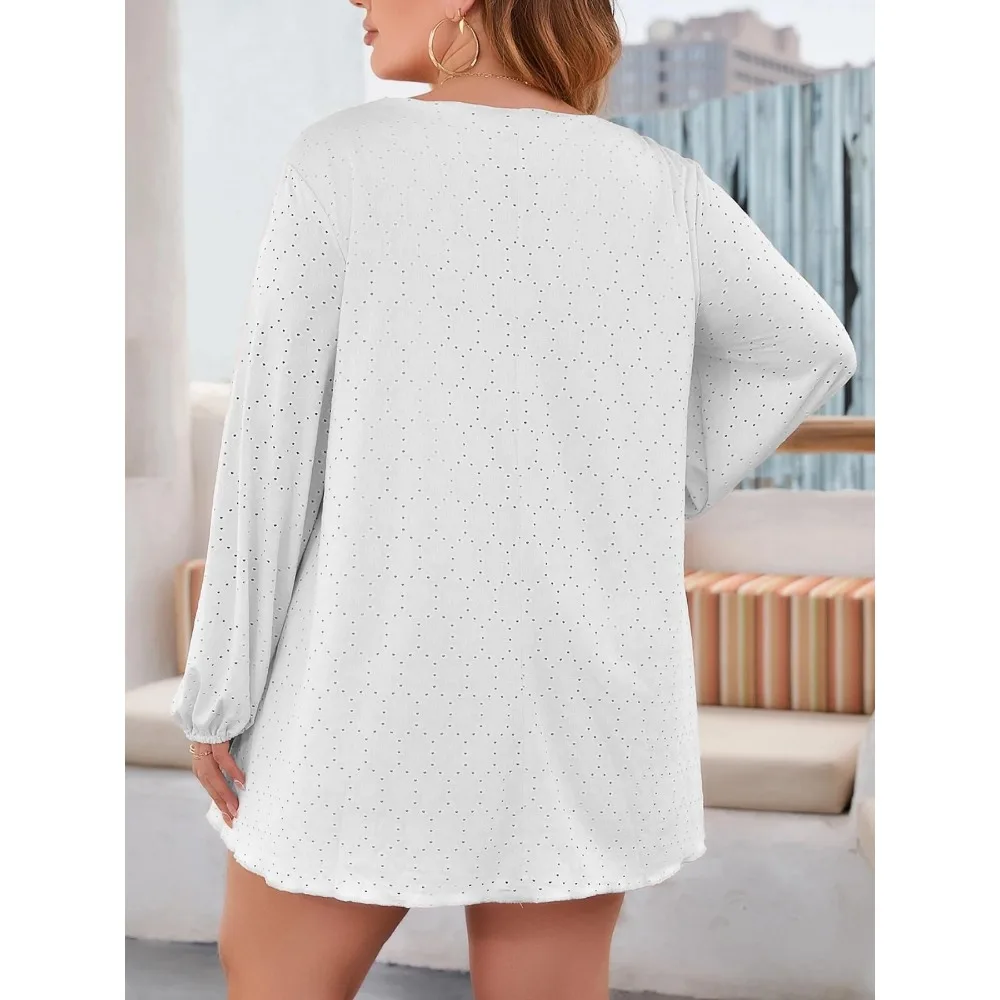 Плюс размер 1XL-5XL, женское однотонное платье с круглым вырезом, весенне-осеннее платье, многофункциональная женская свободная мини-юбка с длинным рукавом