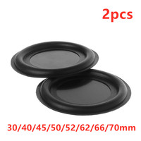 2pcs 30/40/45/50/52/62/66/70mm Passive Radiator Subwoofer Speaker Vibration Membrane Bass Rubber Woofers DIY Speaker Accessories