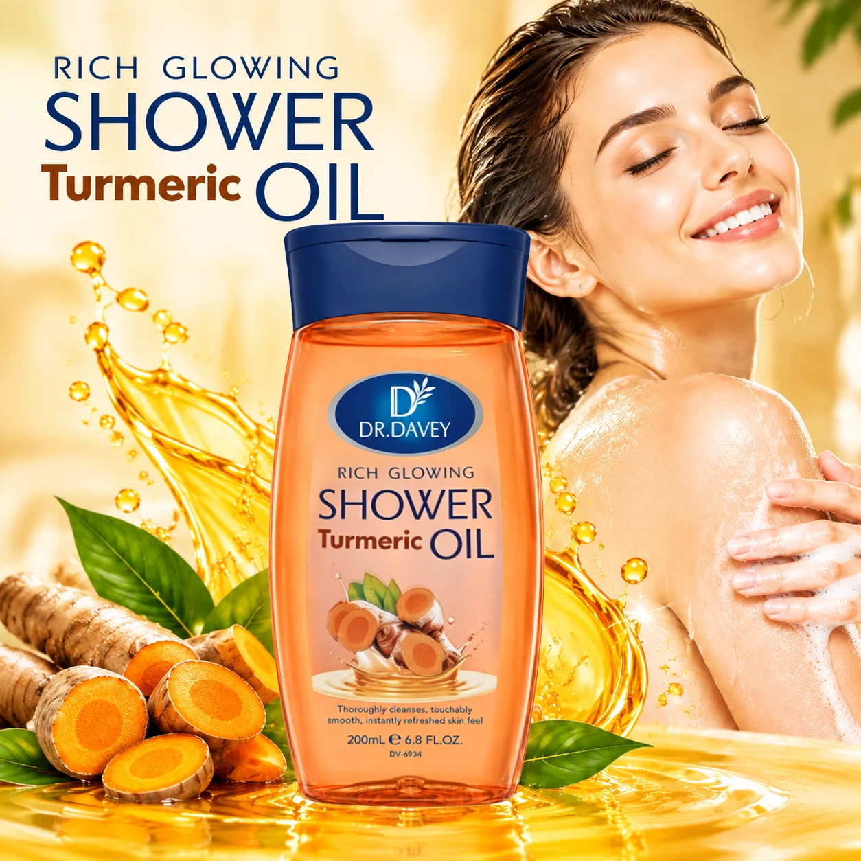 Oleo-de-banho-com-curcuma-drdavey-formula-nutritiva-para-uma-pele-radiante-oleo-corporal-de-limpeza-suave-para-uma-pele-macia-e-revigorada-200-ml