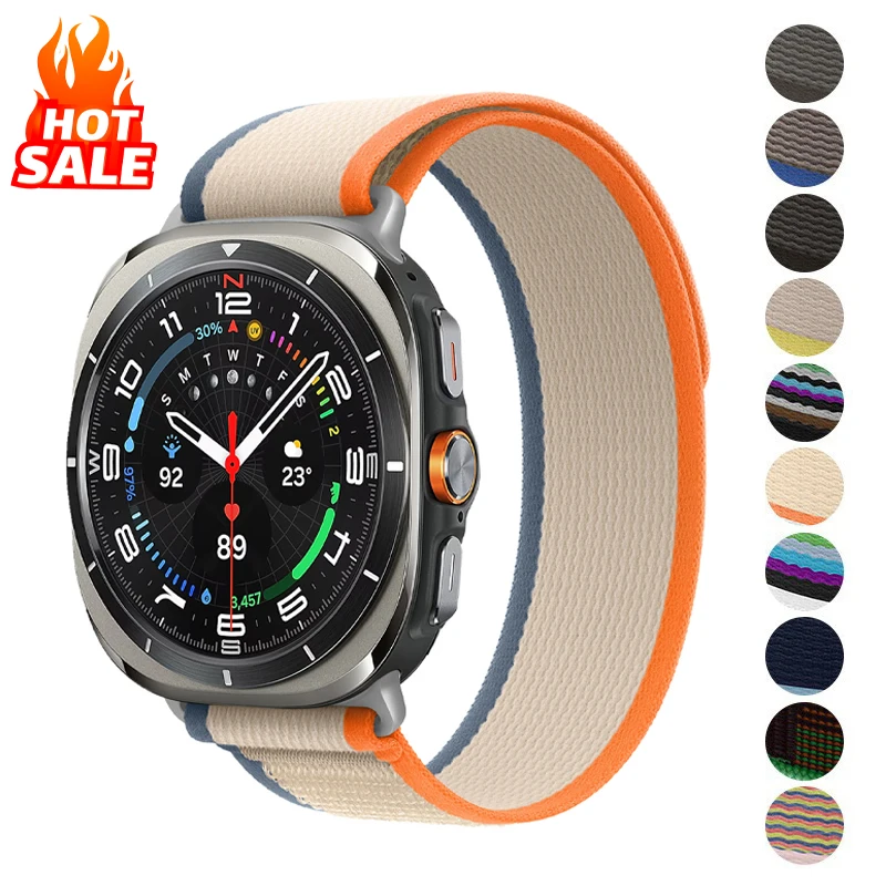 Trail Loop For Samsung Galaxy Watch Ultra 47mm band Accessories Nylon Bracelet correa Galaxy watch Series 7 ultra 47 mm Strap