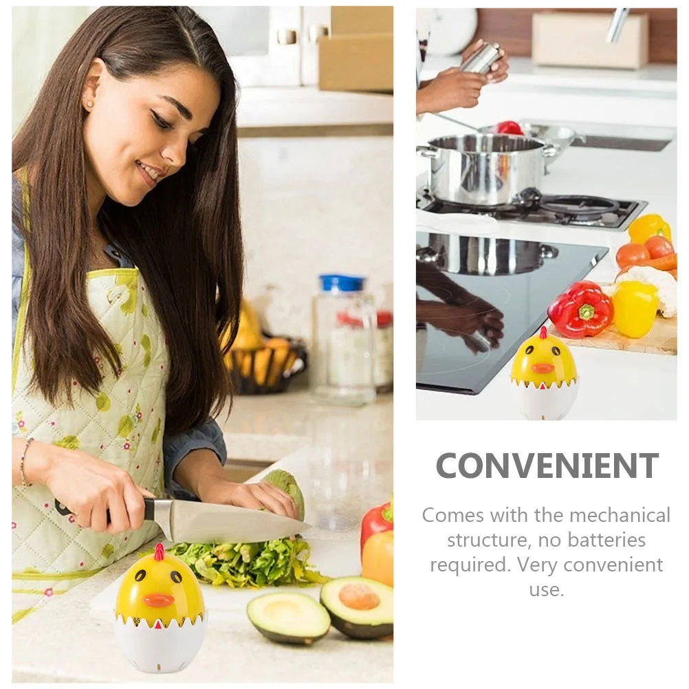 

Kitchen Mechanical Cooking Reminder Timer Portable Baking Timer For Management Chick Shaped Countdown Device
