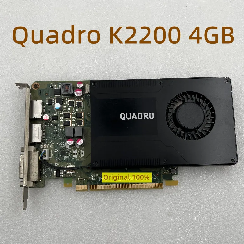 

Original quadro K2200 4GB professional graphics graphics card, For 3D modeling CAD plane drawing video editing VR design