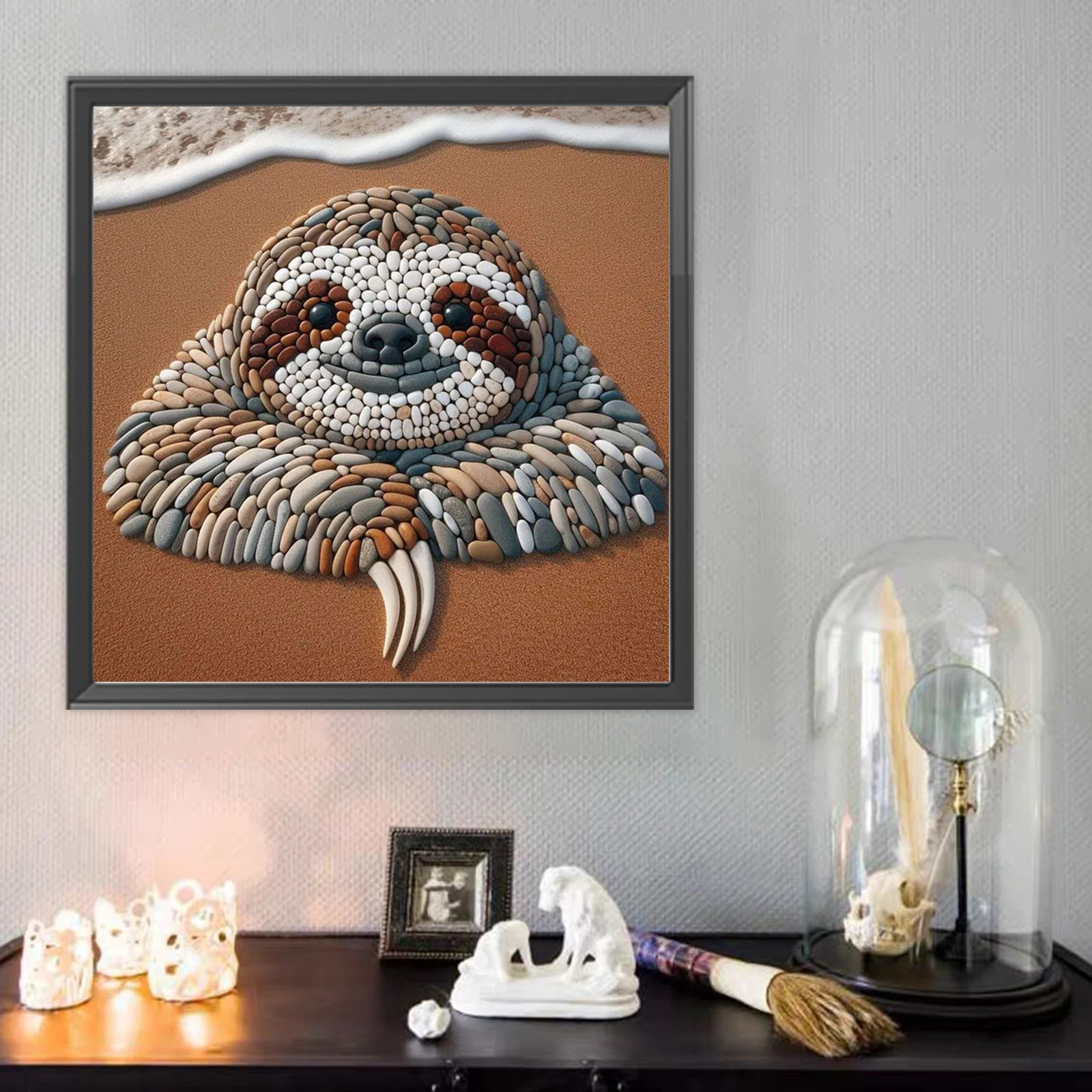Stone Art Sloth Full DIY 5D Ro - Home Decor Diy Ideas ulasan dan harga