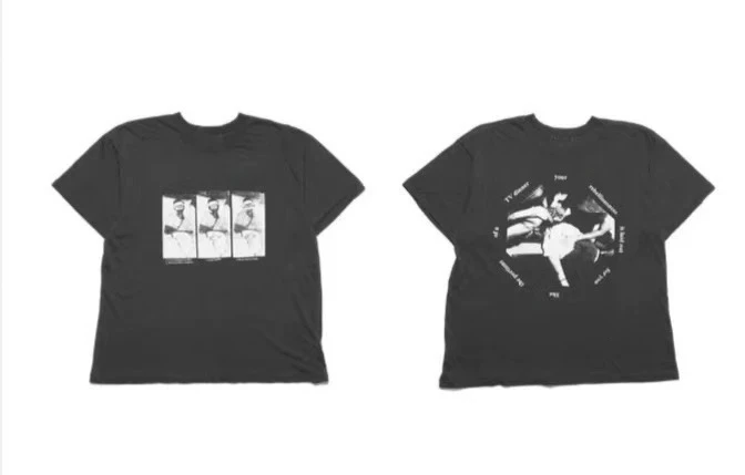 ER/D 25ss You are nothing but a bandage portrait print short sleeve Tee