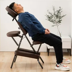 Massage Chair Foldable Portable Tattoo Chair Adjustable Physiotherapy Bed Stool for Salon Therapy Professional Use