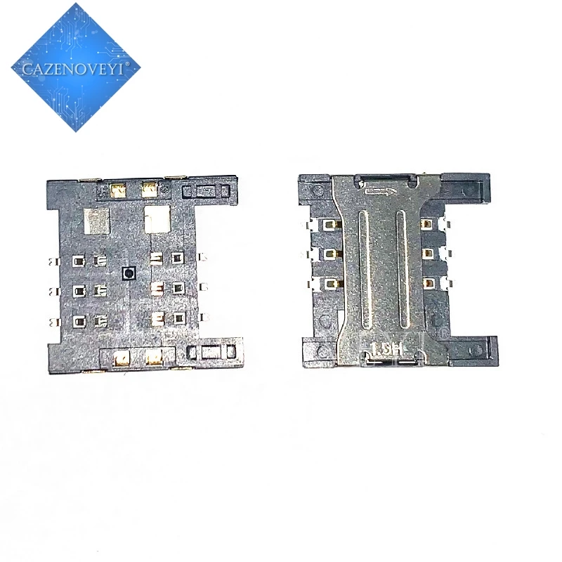 10 pçs/lote SIM KLB 07 1.5H conector de cartão terminal de cobre LCP resistência a altas temperaturas Em Estoque