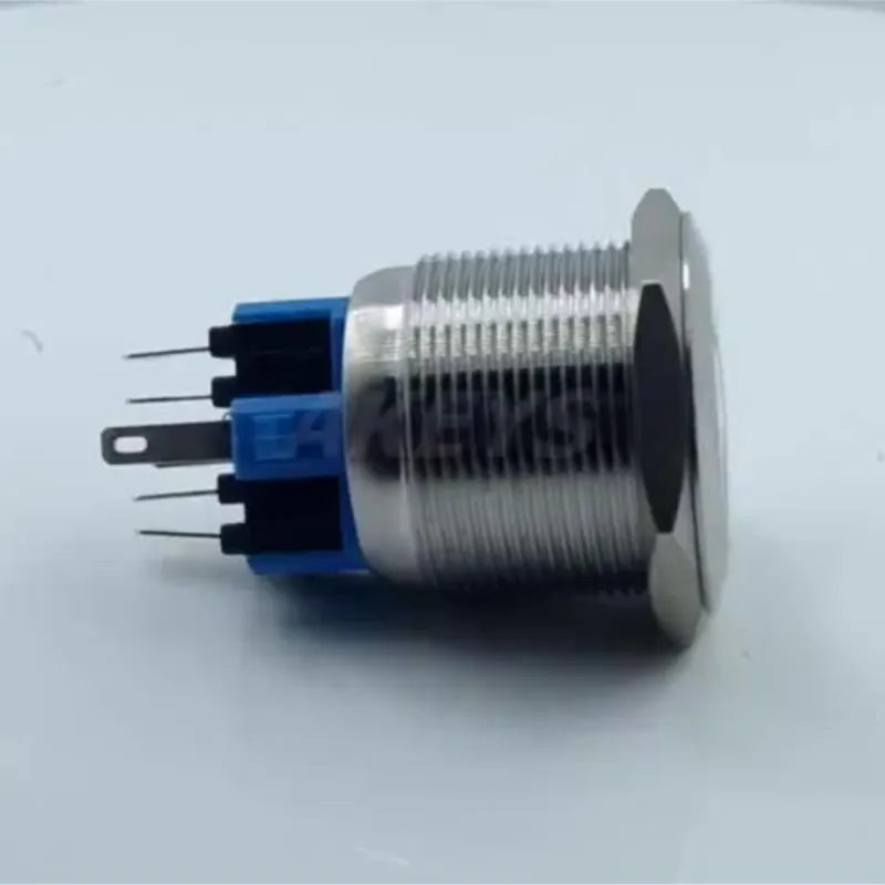 1pc PX25A-P11Z Power Momentary Latching LED Lighted Power Push Button 25mm Metal Press Button