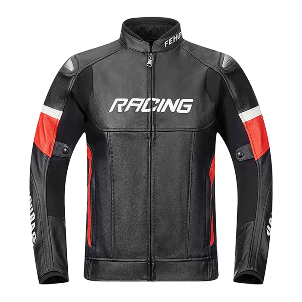 

Men Motorcycle Jacket Interior Detachable Waterproof Jacket Windbreak Leather Jacket Keep Warm Racing Clothes For 4 Season