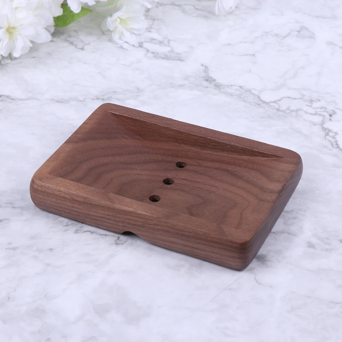 

Holder Eco-friendly Soap Tray Bathroom Kitchen Home Decoration Portable Container Dish Wooden Style Soap Box