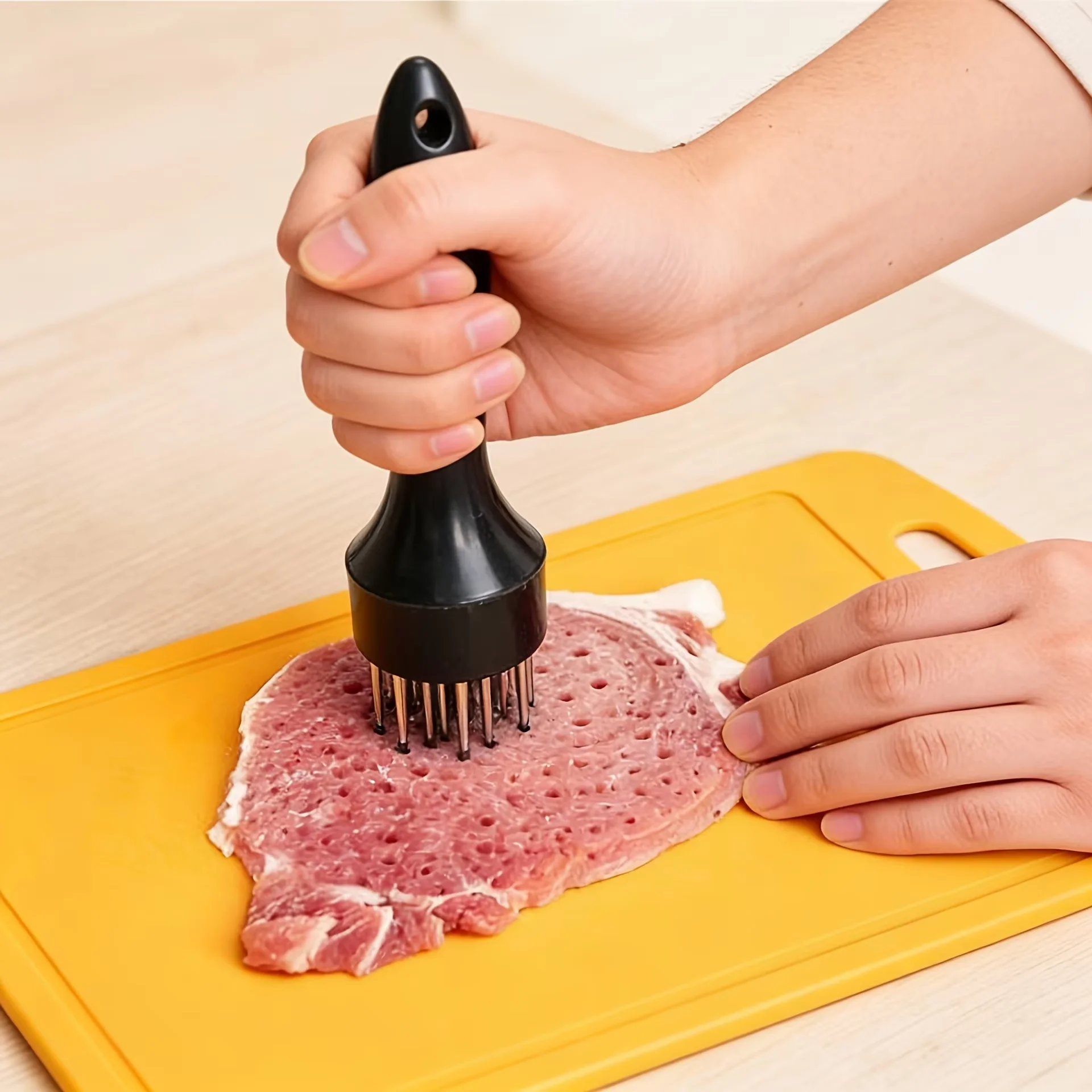 Stainless Steel Meat Tenderizer Needle for Household Use Daily Tendon Breaker Steak Hole Puncher Cooking Tool