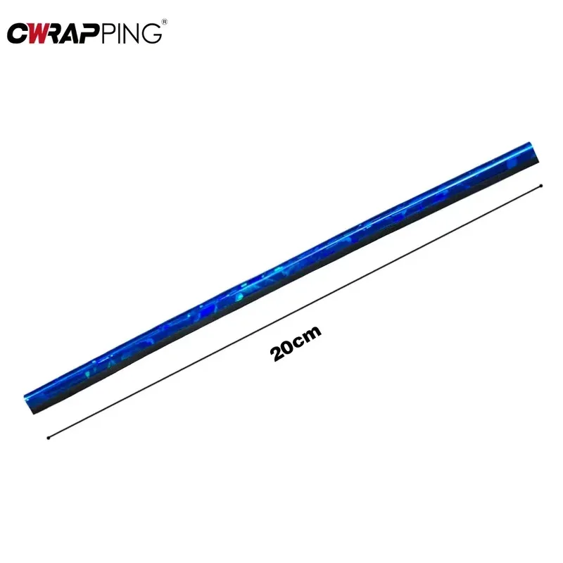 10 قطع من ملحقات السيارات الملونة، شريط زينة كروم لفتحة تكييف الهواء الداخلية للسيارة، تصميم وتزيين السيارات #6