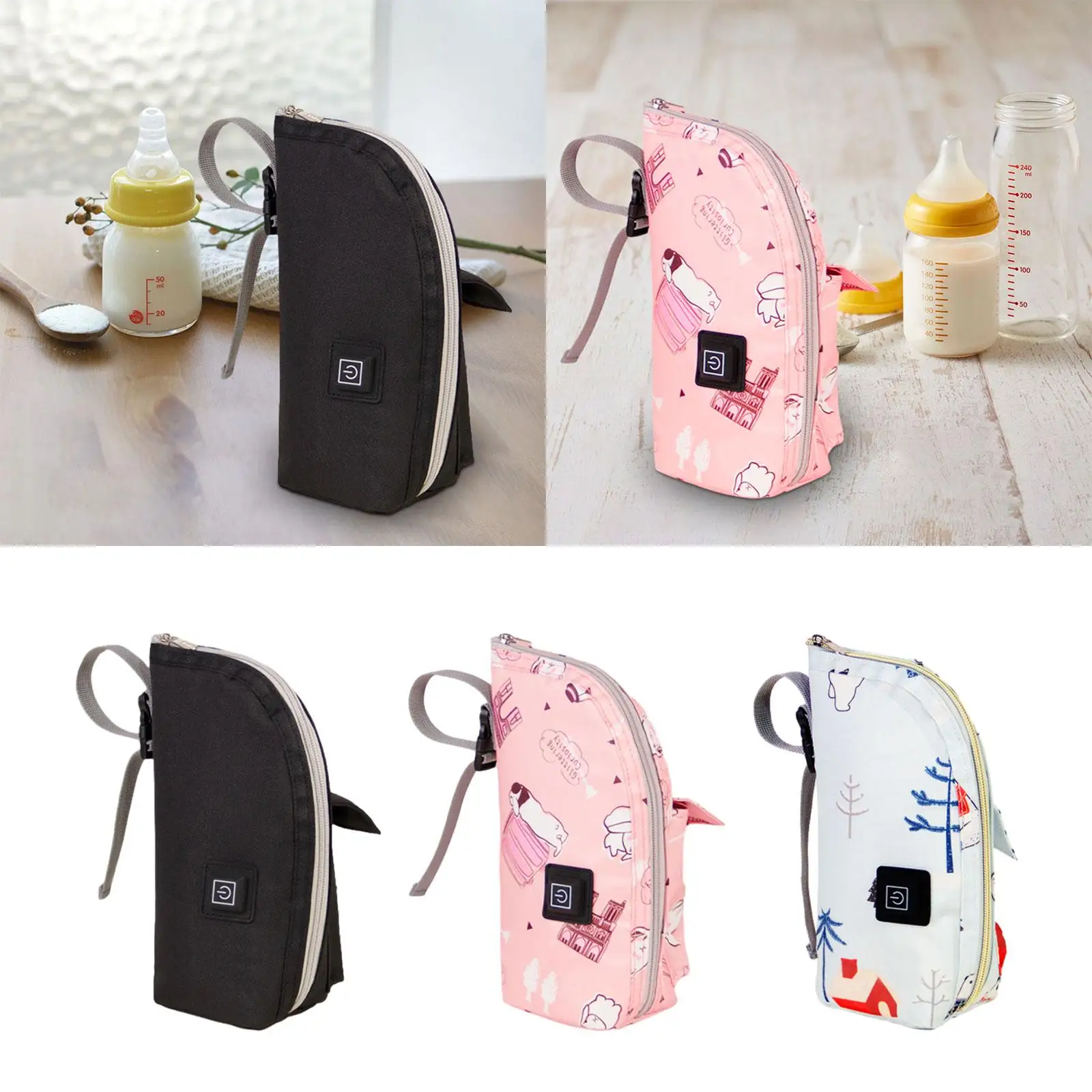 Feeding Bottle Warming Bag Baby Milk Keeper for Going Out Daycare Traveling