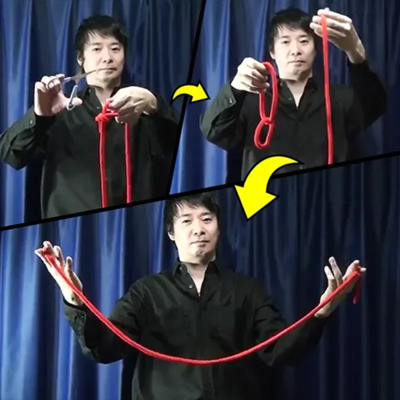 Tarope2 Rope Revolution Magic Tricks Magia Props Classic One Rope Routine Magician Close-up Stage Illusions Gimmicks Mentalism