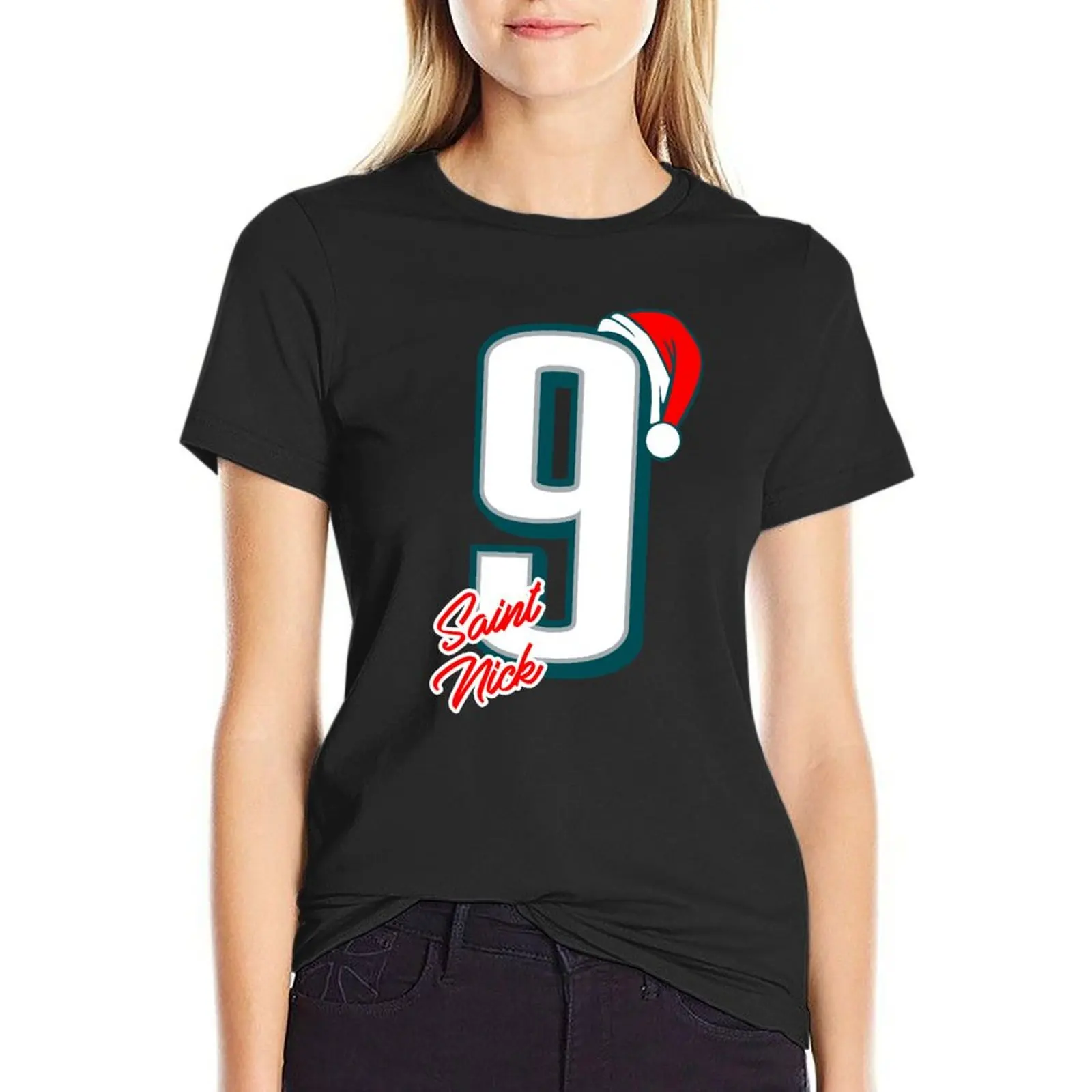 St Nick Foles 3 T-Shirt cute clothes plain kawaii clothes female Top Women