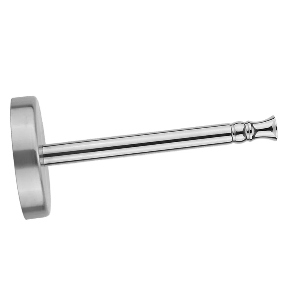 Metal Vertical Paper Towel Holder Kitchen Roll Stand Stable Base Paper Storage Rack Napkin Tissue Holder for Home