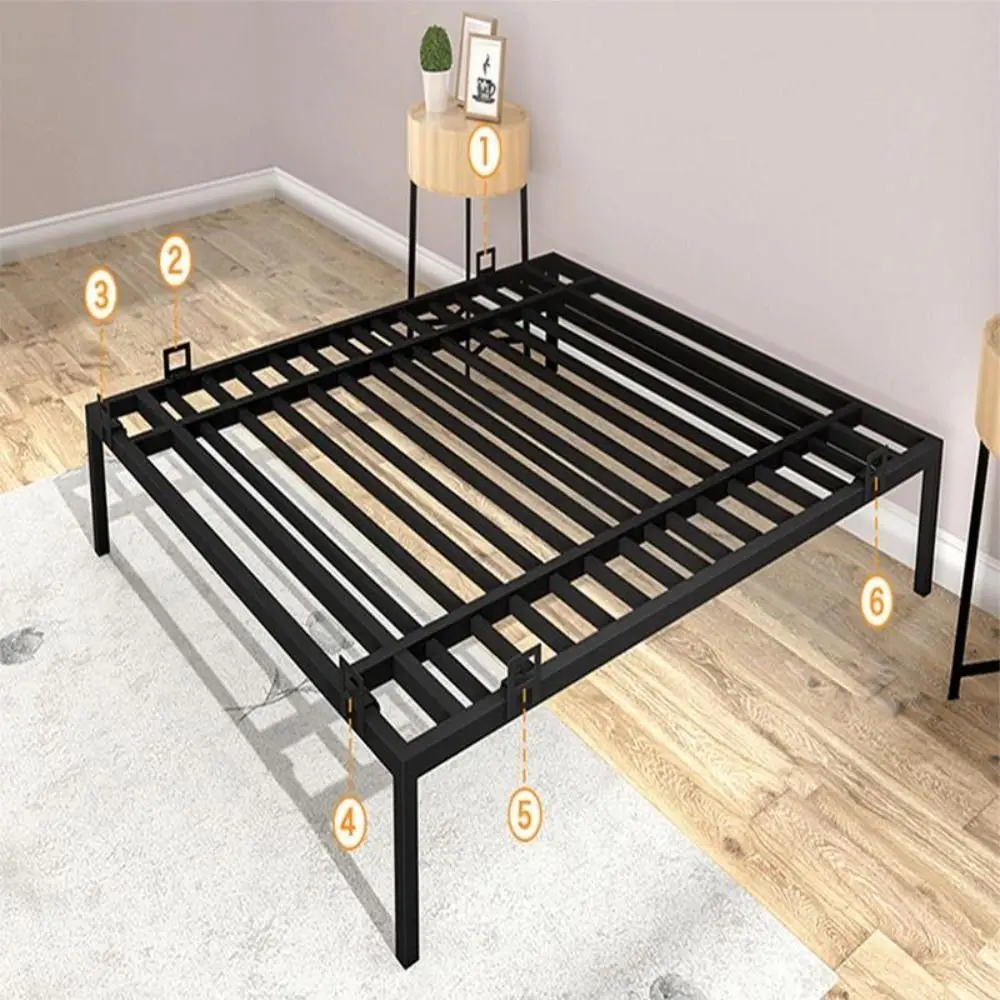 Durable Adjustable Mattress Baffle High-quality Metal Mattress Holder Easy Installation Anti-slip Bed Slide Stopper Bed Frame