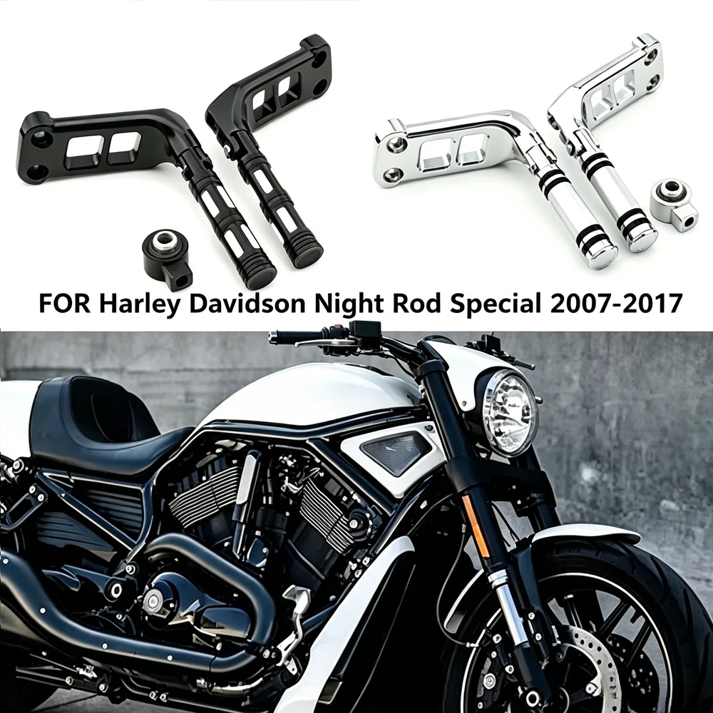 

FOR Harley Davidson Night Rod Special 2007-2017 Anniversary VRSCDX 2012 Motorcycle Rear Passenger Footpegs Footrests Bracket