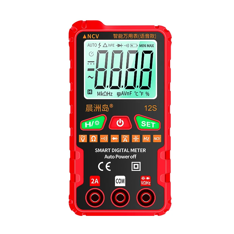 Mini Voice Digital Multimeter High Precision Auto-ranging Smart Multitester AC DC Voltage Tester Anti-burn Factory Direct view 5