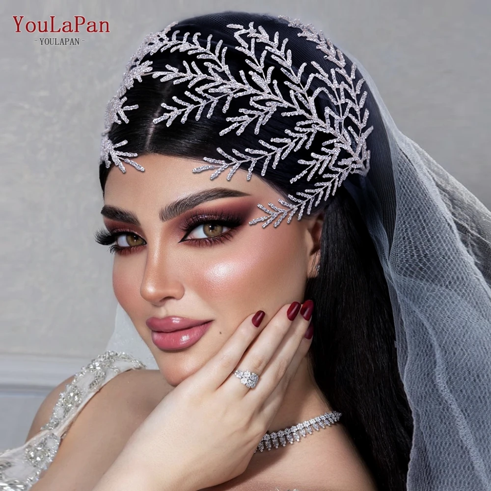 YouLaPan HP493 Bridal Headband Rhinestone Hair Jewelry for Women Tiaras Crystal Wedding Crown Bride Headwear Hair Accessories