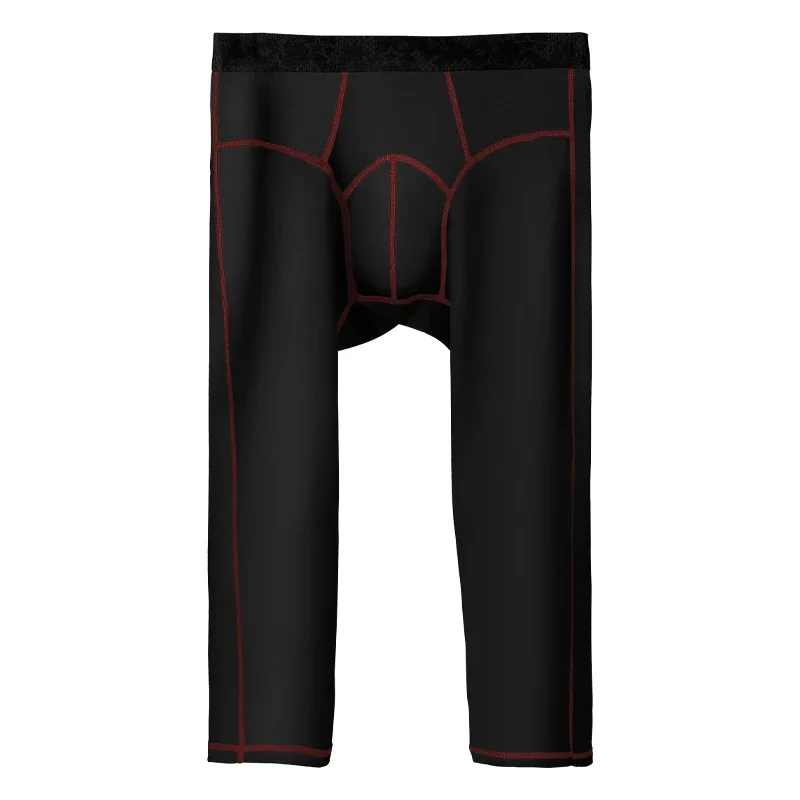 

Long johns men's leggings autumn and winter thin tight-fitting fleece line pants plus fat and extra size to wear thermal pants