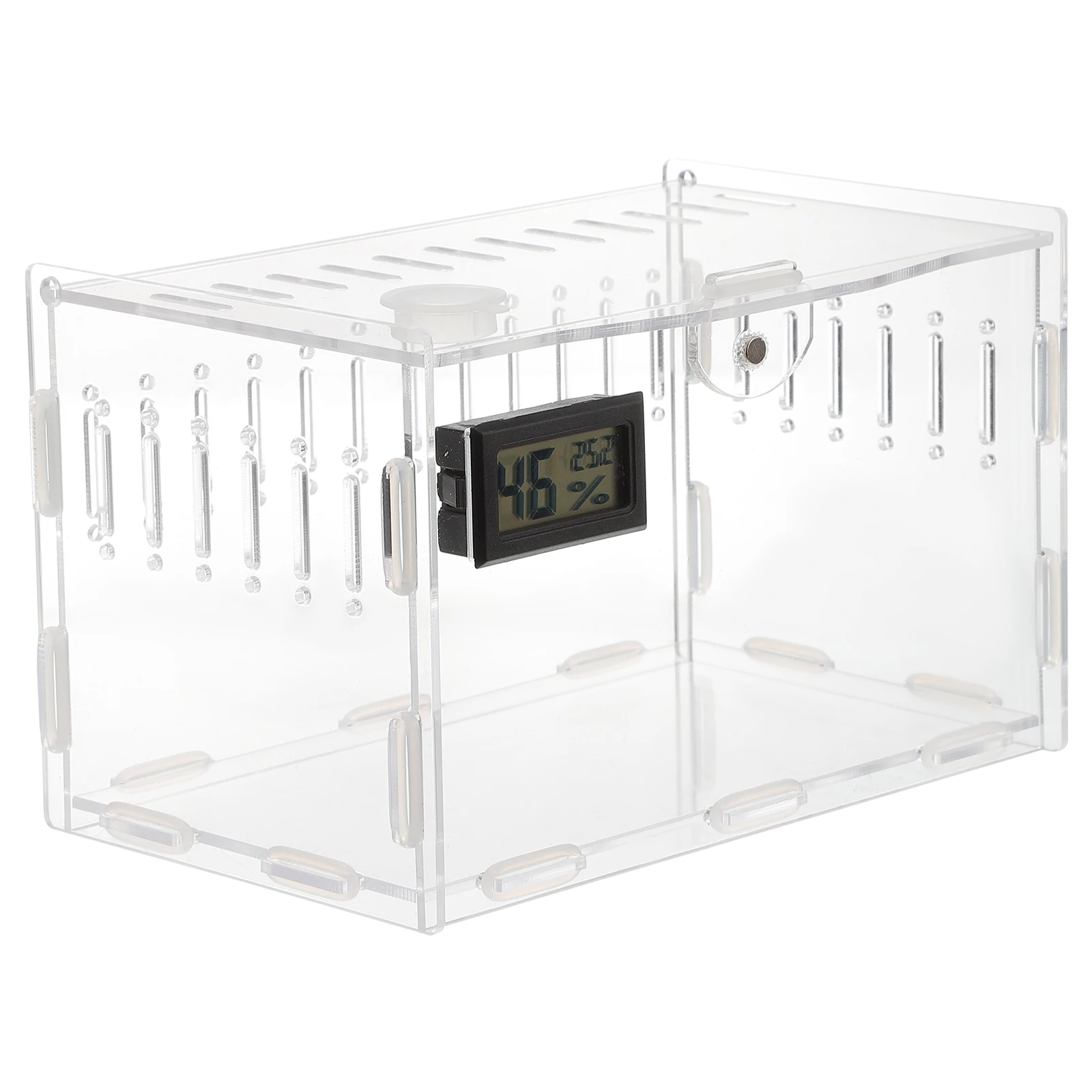 

Acrylic Reptile Case Terrarium for Tortoise Enclosure Small Container Tarantula Breeding Box Live Food Storage Quarantine Zone
